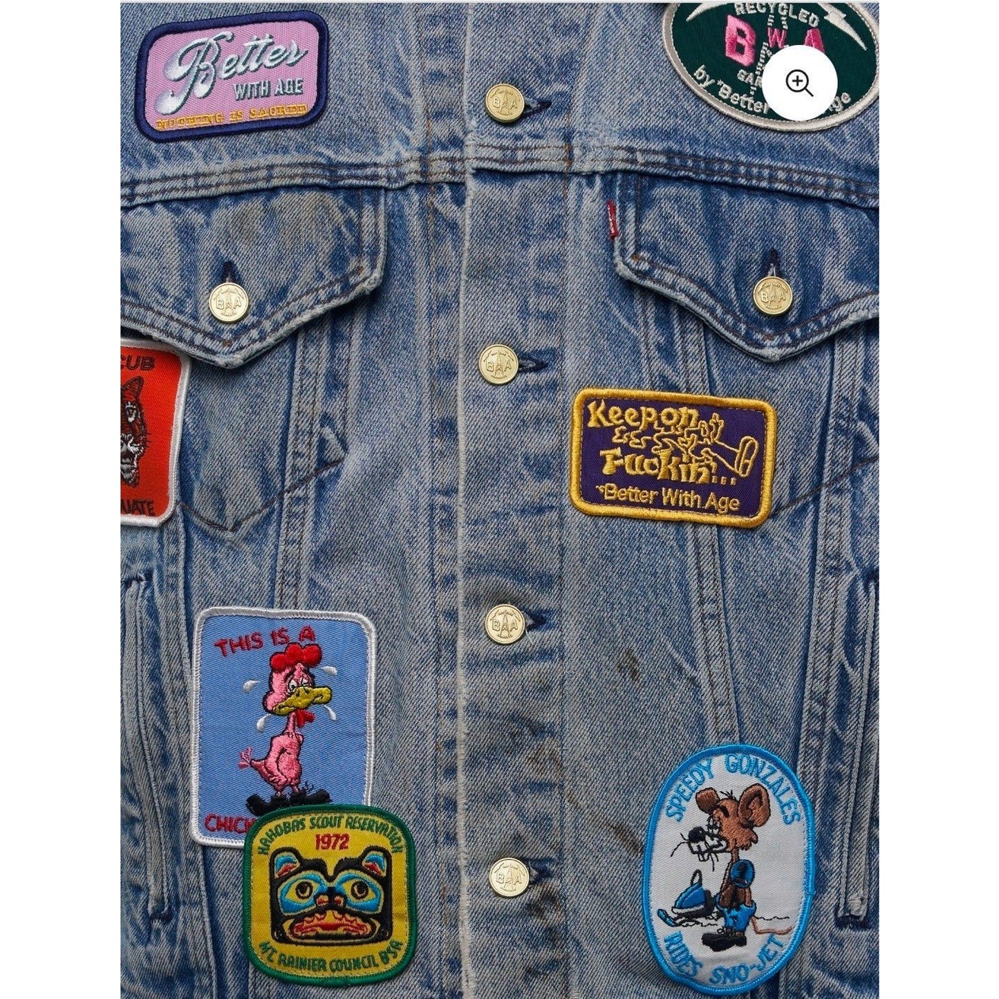 NEW Better With Age Denim Jacket Size Medium Men's Retail price: $1250