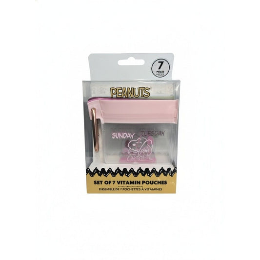 NEW Trudy’s Hallmark Exclusive Peanuts Vitamin Organizing Pouches