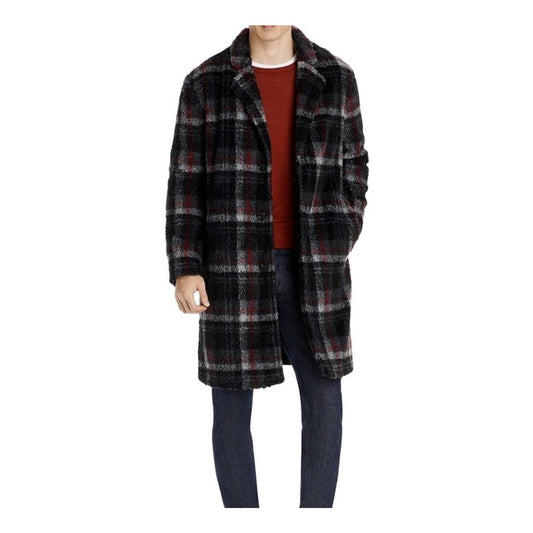 $595 Retail Price. New Men's HUGO BOSS lined coat size XXL black red grey